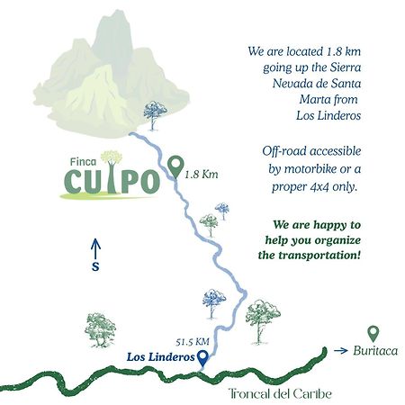Finca Cuipo Buritaca Esterno foto