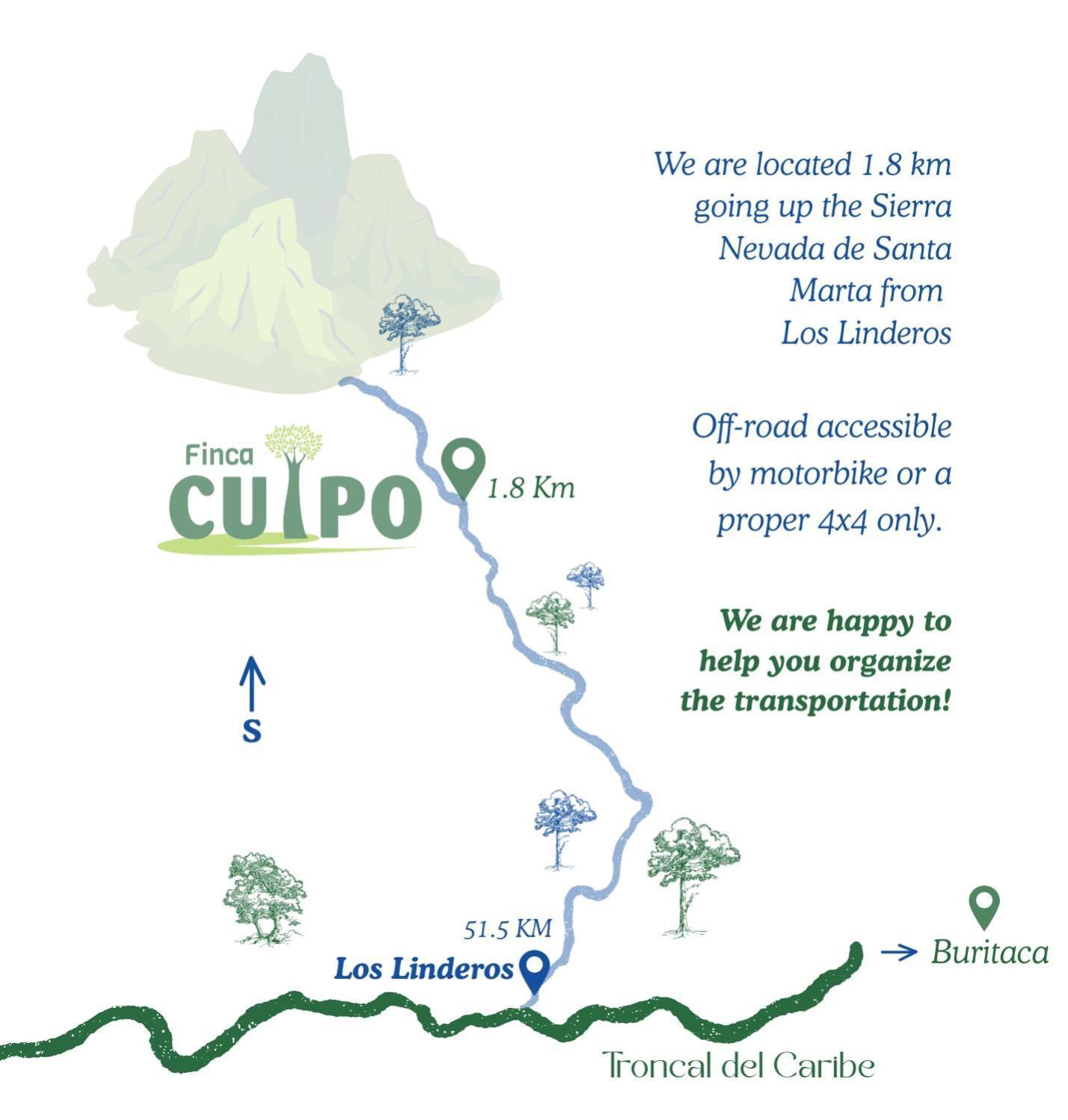 Finca Cuipo Buritaca Esterno foto